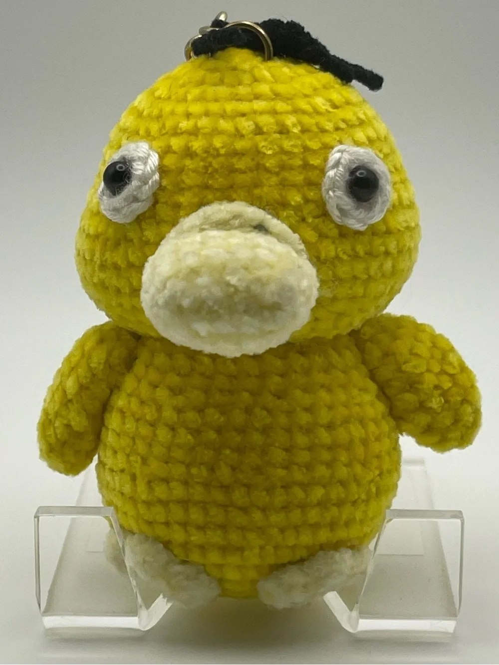 Pokemon Psyduck Handmade Crochet Plush Toy Keychain